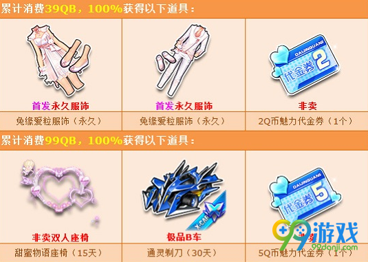 qq飞车429累积消费活动开启 消费9.9q币即送永久发饰