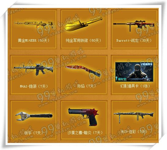 CF2016年2月军火基地活动地址 签到奖励武器一览