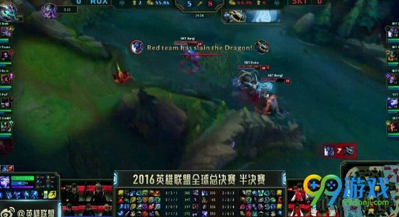 lolS6半决赛10月22日SKTvsROX第一场文字战报
