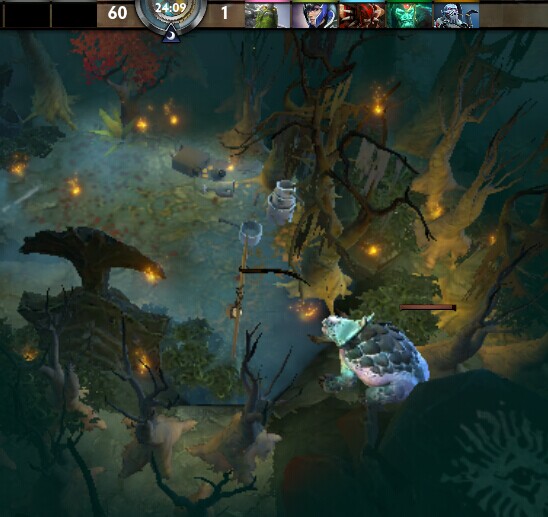 DOTA2发条地精小技巧：弹弹弹 弹走远古野