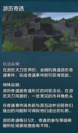 天涯明月刀奇遇玩法 天涯明月刀部分奇遇NPC坐标