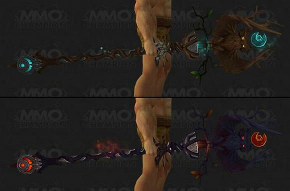 魔兽世界7.0奶德神器法杖外观2016年版展示