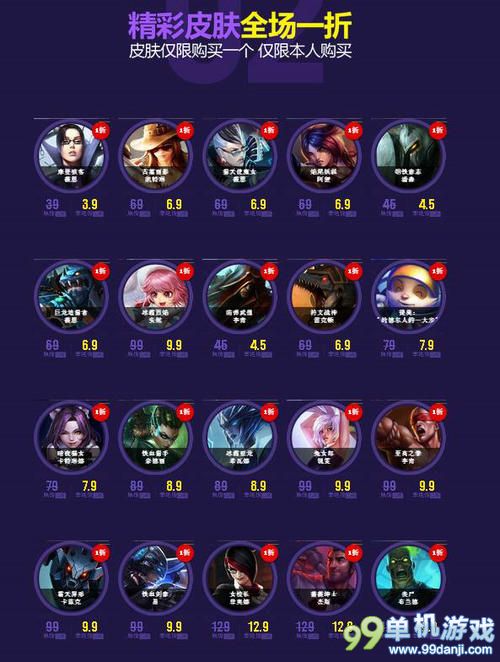 LOL12月幸运召唤师活动 一折买皮肤与英雄
