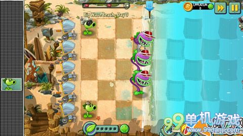 植物大战僵尸2海滩世界第3关图文过关攻略