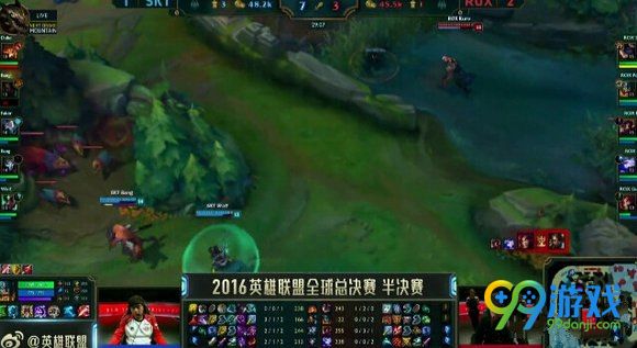 lol2016全球总决赛10月22日SKTvsROX第四场文字战报