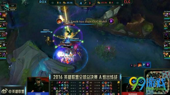lol2016全球总决赛10月7日ROX vs CLG文字战报 1:0