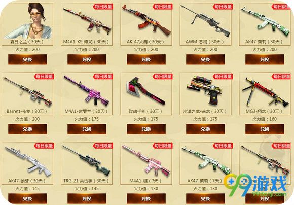 CF狂嗨一夏火力开战活动地址 每日抽火力累计换武器