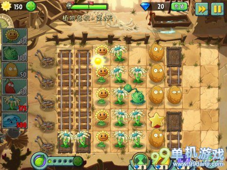 植物大战僵尸2中文版狂野西部植物危机第2关图文攻略