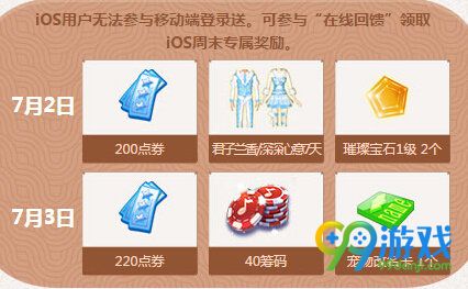 qq炫舞暑期极限回馈7月第一周(7.2-7.3)奖励道具时间