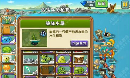植物大战僵尸2中文版巨浪沙滩第13天攻略