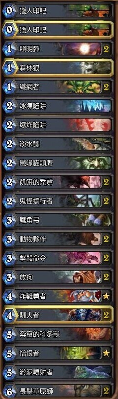 炉石传说极限挑战 一天冲上传说卡组分享