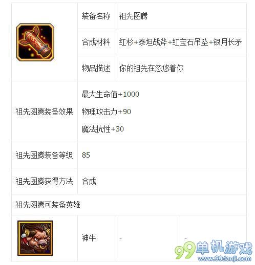 刀塔传奇神牛觉醒装备与技能介绍解析