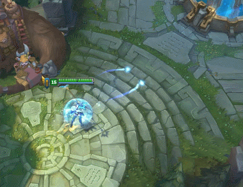 lol7.1版本大元素使拉克丝视觉效果改动gif特效展示