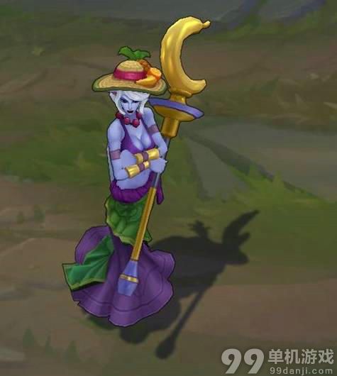 LOL香蕉使者索拉卡皮肤效果预览展示