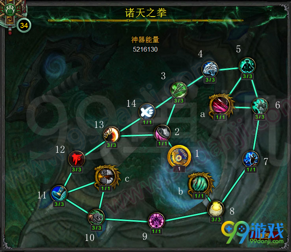 魔兽世界7.0踏风武僧神器天赋加点 踏风神器加点推荐