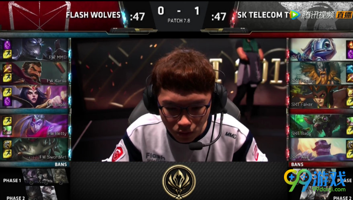 lol季中冠军赛半决赛SKT3：0拿下FW FW抗韩失败