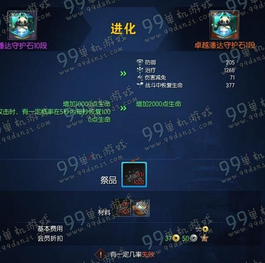 剑灵橙色宠物进化材料费用一览 橙色宠物属性攻略