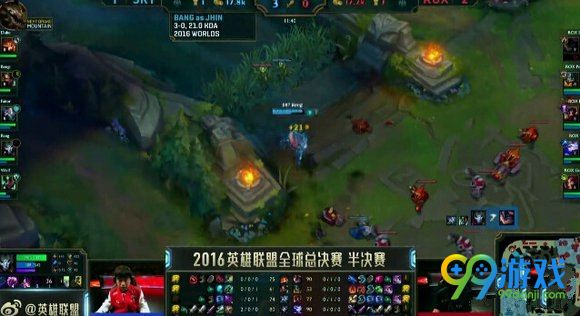 lol2016全球总决赛10月22日SKTvsROX第四场文字战报