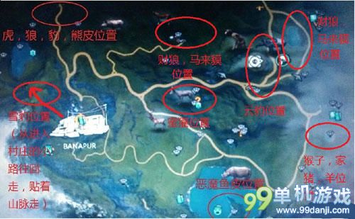 孤岛惊魂4动物分布区域与猎杀方法心得指引