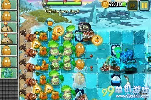 植物大战僵尸2冰霜洞穴第8关图文过关攻略