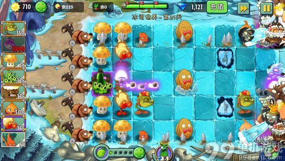 植物大战僵尸2中文版冰河世界第21天三星过关攻略