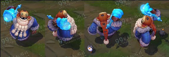 LOL冰雪节巴德新皮肤特效 2015冰雪节巴德皮肤特效视频