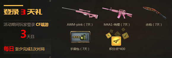 CF8月6日火线大事件活动地址 连续登录6天每日领好礼