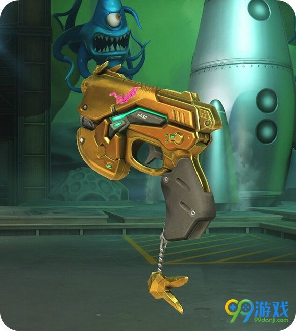 守望先锋D.VA黄金武器外观 D.VA黄金武器怎么得