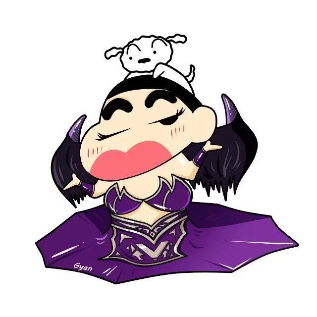 LOL蜡笔小新版英雄Q版卡通头像壁纸下载汇总合集