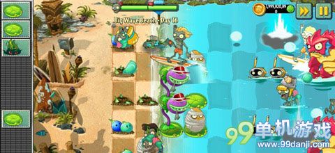 植物大战僵尸2国际版海滩世界第16关图文攻略