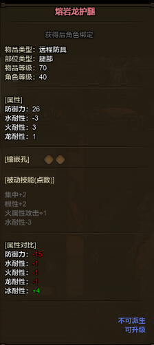 怪物猎人ol熔岩龙套远程属性外观说明