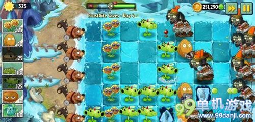 植物大战僵尸2国际版冰霜洞穴第4关图文攻略