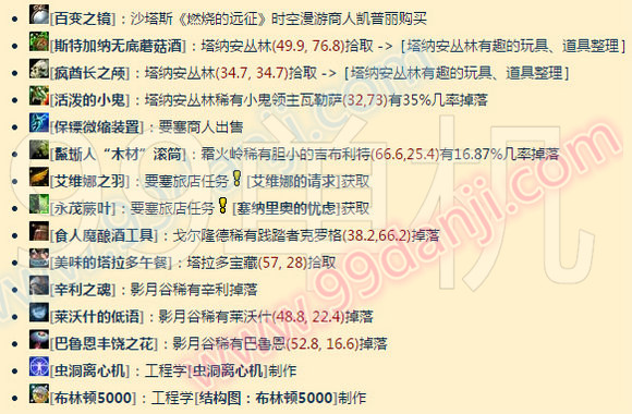 魔兽世界7.0前夕变成玩具的道具汇总