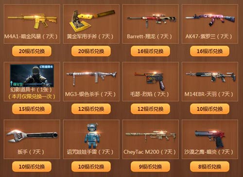 CF2.0赏金令网址变更 CF2.0赏金令银币兑换活动新网址