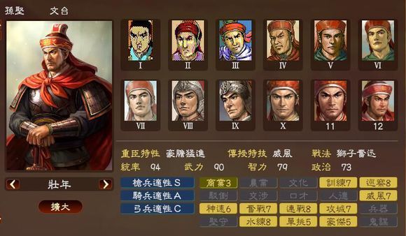 三国志13武将图鉴 三国志13武将名鉴一览