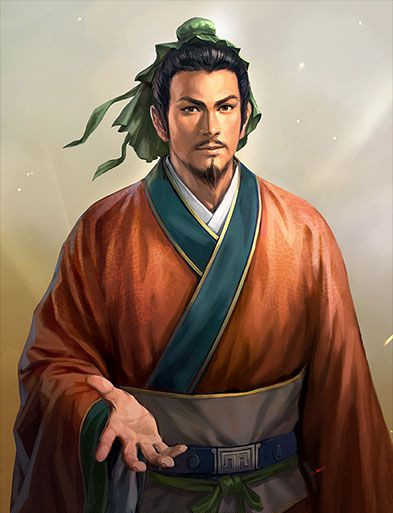 三国志13刘备立绘原图 三国志13刘备战斗形态图
