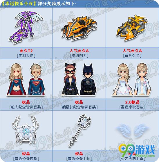 QQ飞车幸运快乐小丑多少钱 得永久T2/A车噬魂剃刀