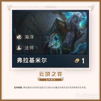 云顶之弈第二赛季一费英雄