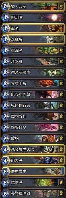 炉石传说极限挑战 一天冲上传说卡组分享