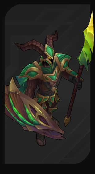 lol7.5版本新炫彩皮肤屠龙勇士潘森|屠龙勇士赵信外观