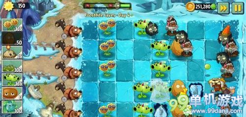 植物大战僵尸2国际版冰霜洞穴第4关图文攻略