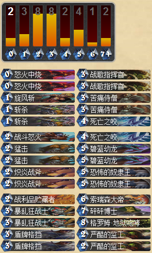 炉石传说国服天梯第三的奴隶主战士卡组心得攻略