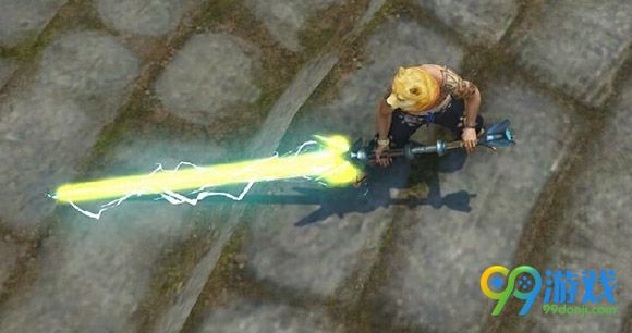 怪物猎人ol龙光魔晶太刀S级武器时装外观展示