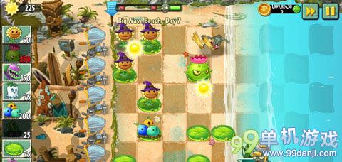 植物大战僵尸2国际版海滩世界第7关图文攻略