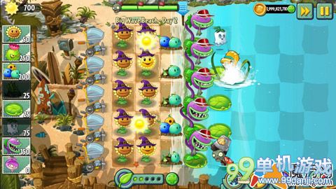 植物大战僵尸2海滩世界第2关过关图文攻略