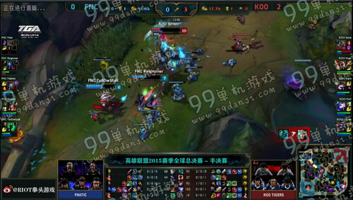 LOLS5全球总决赛半决赛FNCvsKOO第三场文字战报图文详情