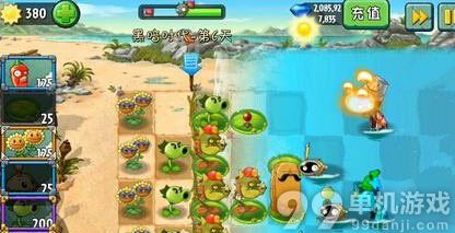 植物大战僵尸2巨浪沙滩第6天过关心得攻略