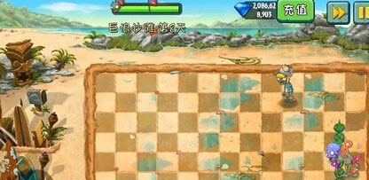 植物大战僵尸2中文版巨浪沙滩第8天攻略