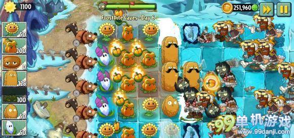 植物大战僵尸2国际版冰霜洞穴第6关图文攻略