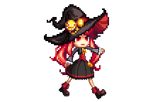 DNF男女魔法师二觉像素帽子装扮展示